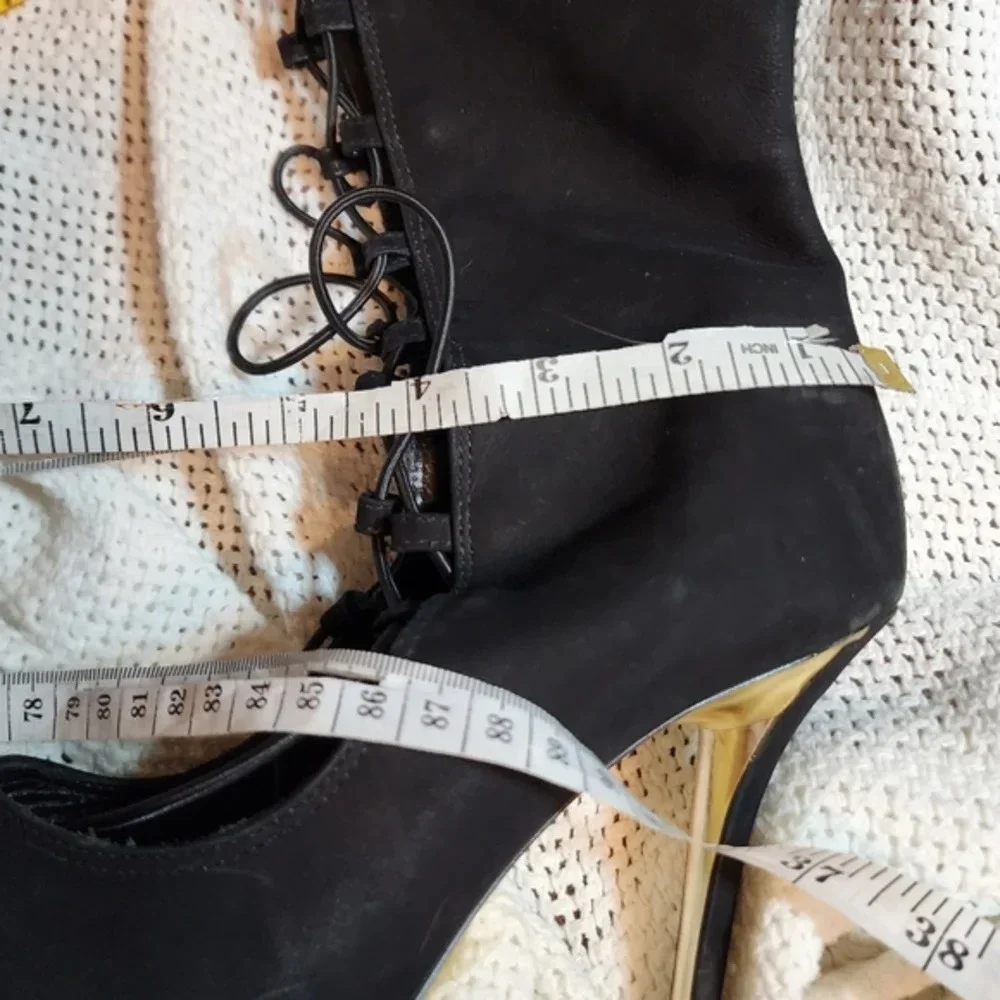 Robert Durville Thigh High Laced Boots 10‎